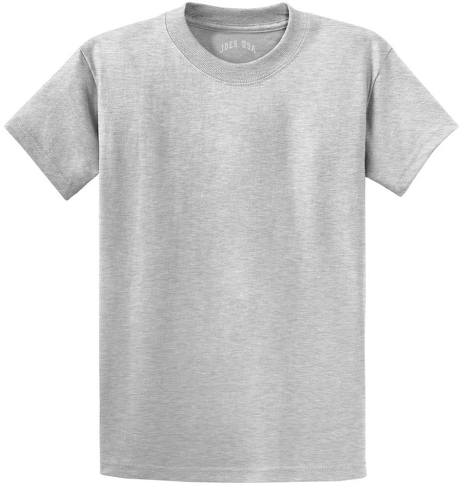 Joe's USA Mens Heavyweight Wholesale 6.1-ounce, 100% Cotton T-Shirt - Ash - JUSAPC61 T-Shirts Joe's USA Ash S