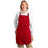 Full Length Apron with Pockets Joe's USA Red