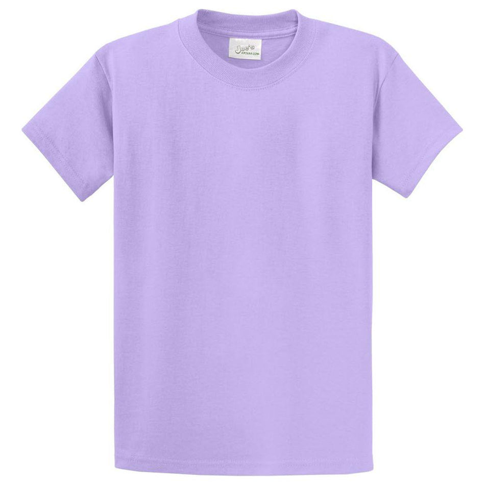 Joe's USA Mens Heavyweight Wholesale 6.1-ounce, 100% Cotton T-Shirt - Lavender - JUSAPC61 T-Shirts Joe's USA Lavender S