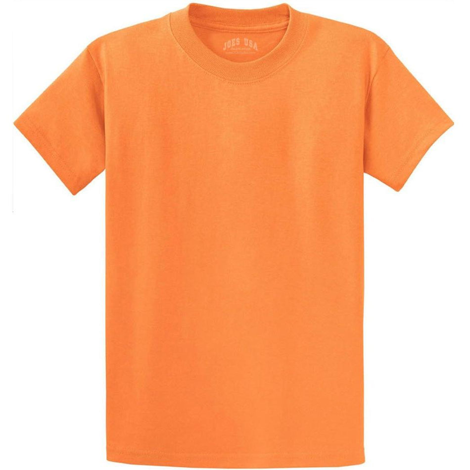 Joe's USA Mens Heavyweight Wholesale 6.1-ounce, 100% Cotton T-Shirt - Orange Sherbert - JUSAPC61 T-Shirts Joe's USA Orange Sherbert S