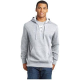 Lace Up Pullover Hooded Sweatshirt Joe's USA Athletic Heather X-Large
