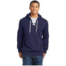 Lace Up Pullover Hooded Sweatshirt