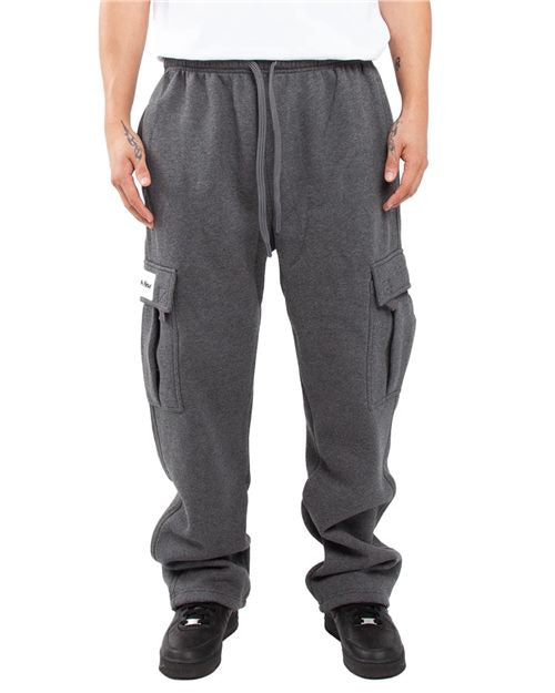 Shaka Wear Men's Fleece Cargo Pocket Sweatpants - Shaka Wear SHFCP