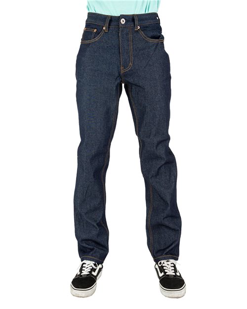 Shaka Wear Unisex Raw Denim Straight-Leg Jean Pants - Shaka Wear SHRDJ