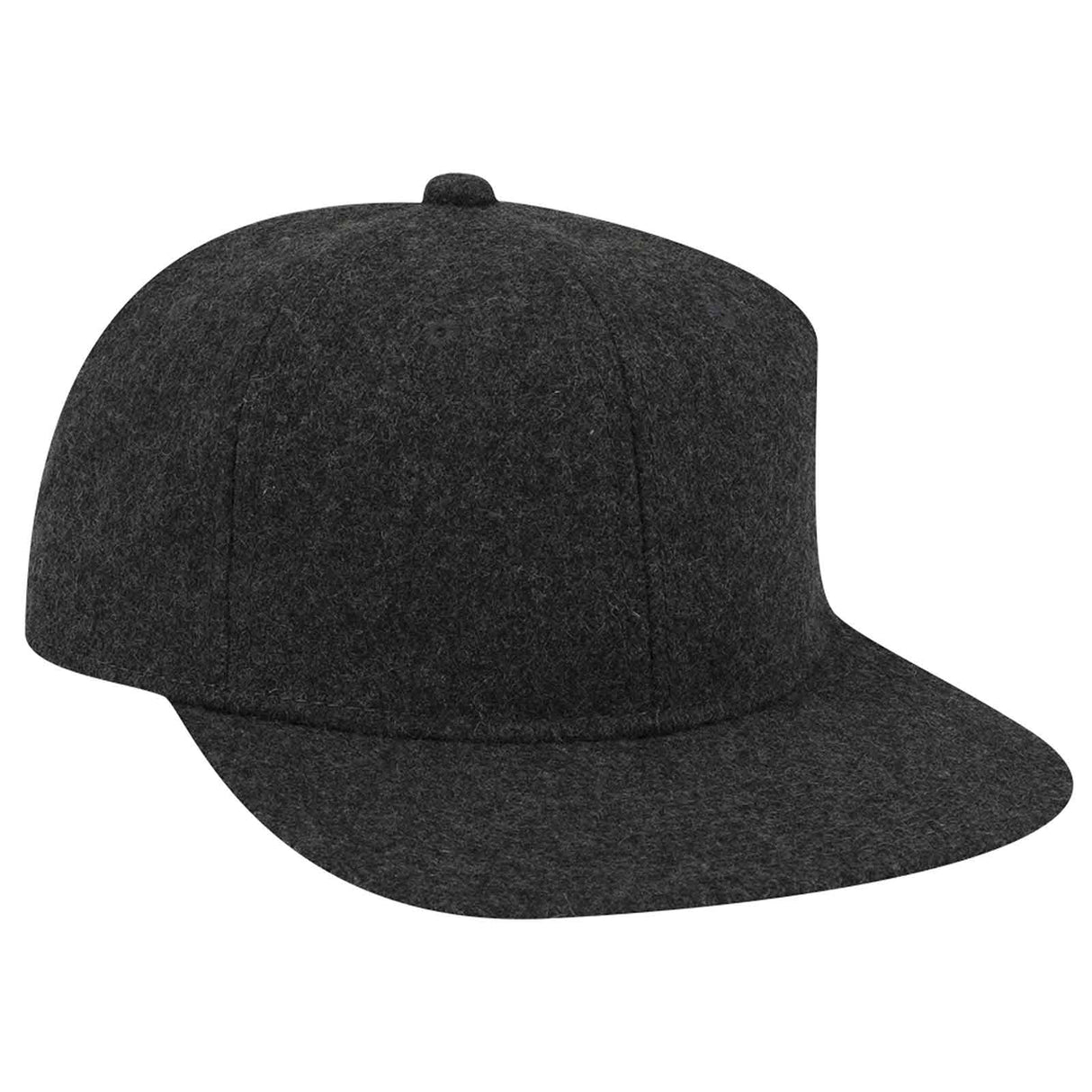 OTTO CAP® 6 Panel Mid Profile Flat Visor Strapback Hat OTTO 148-1200