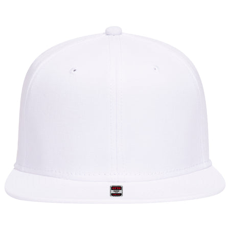 OTTO CAP "OTTO COMFY FIT" 6 Panel Mid Profile Snapback Hat OTTO 148-1228 Otto Cap 016 - White OSFM - Adult