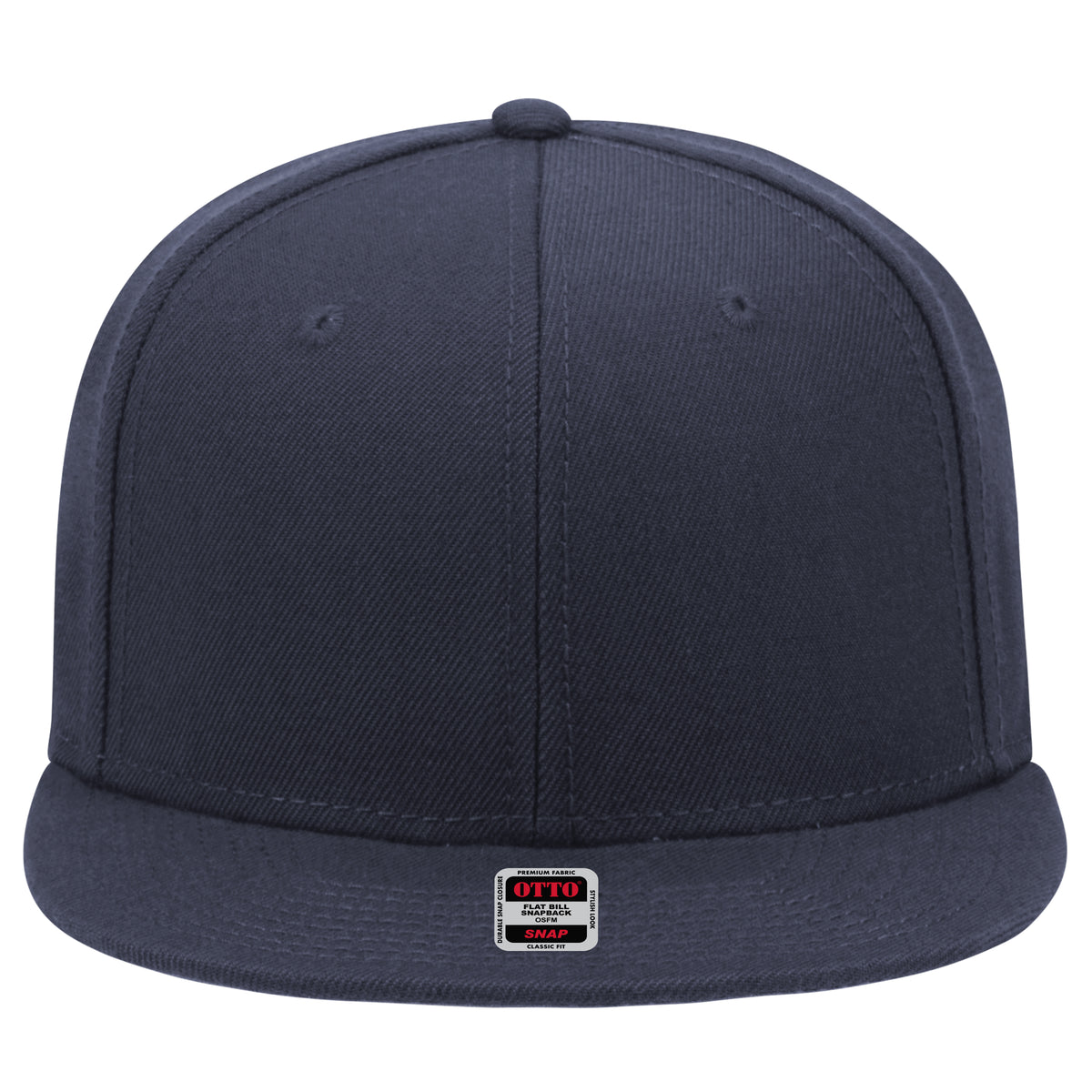 OTTO CAP "OTTO SNAP" 6 Panel Mid Profile Snapback Hat OTTO 148-1267 Otto Cap