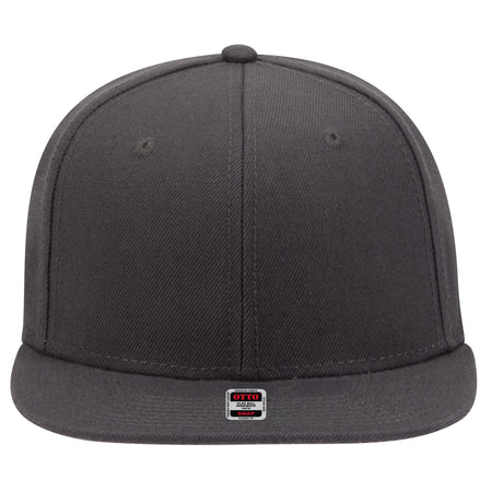 OTTO CAP "OTTO SNAP" 6 Panel Mid Profile Snapback Hat OTTO 148-1267 Otto Cap 025 - Char. Gray OSFM - Adult