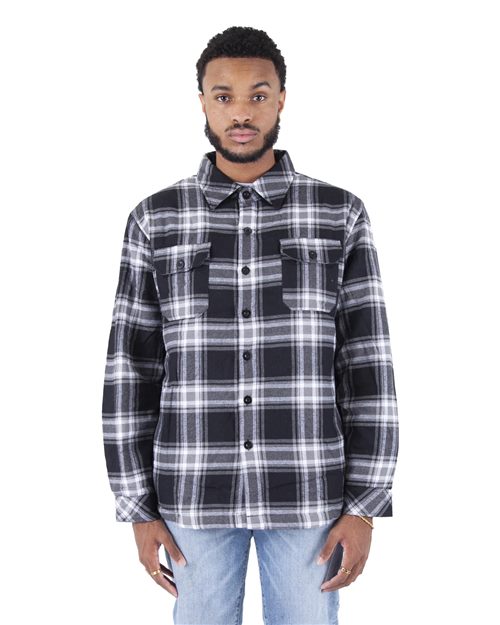 Shaka Wear Unisex Plaid Jacket - Shaka Wear SHPFJ