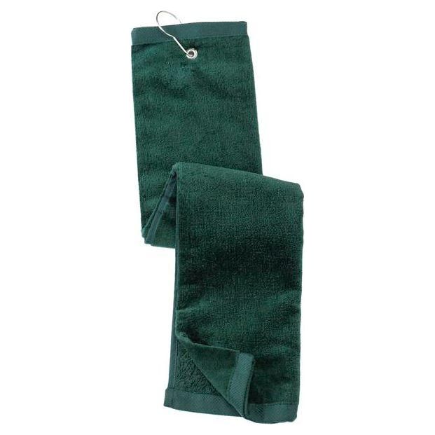 Grommeted Tri-Fold Golf Towel Joe's USA Hunter