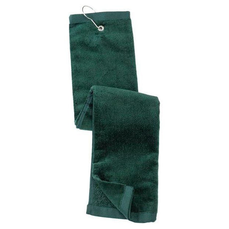 Grommeted Tri-Fold Golf Towel Joe's USA Hunter