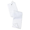 Grommeted Tri-Fold Golf Towel Joe's USA White