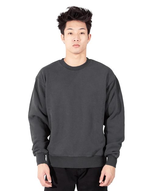 Shaka Wear Unisex Los Angeles Garment-Dyed Crewneck Sweatshirt - Shaka Wear SHGFC