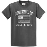 Independence Day 4th of July - Cotton T-Shirts -Regular, Big and Tall Joe's USA Dark Heather Grey 3XL