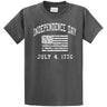 Independence Day 4th of July - Cotton T-Shirts -Regular, Big and Tall Joe's USA Dark Heather Grey Small