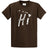 Hi Hawaiian Islands Tee Big and Tall Sizes Joe's USA Small Brown/w