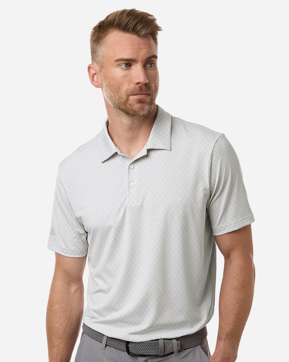 Adidas Men's 4-Way Stretch Printed Polo - Adidas A716