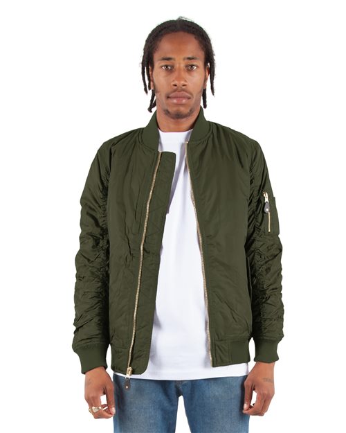 Shaka Wear Unisex Bomber Jacket - Shaka Wear SHBJ