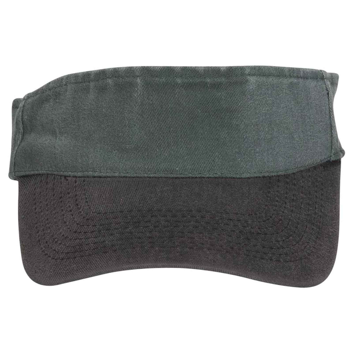 OTTO CAP "OTTO FLEX" Sun Visor OTTO 15-280 Otto Cap 0317 - Blk/Dk.Grn OSFM - Adult