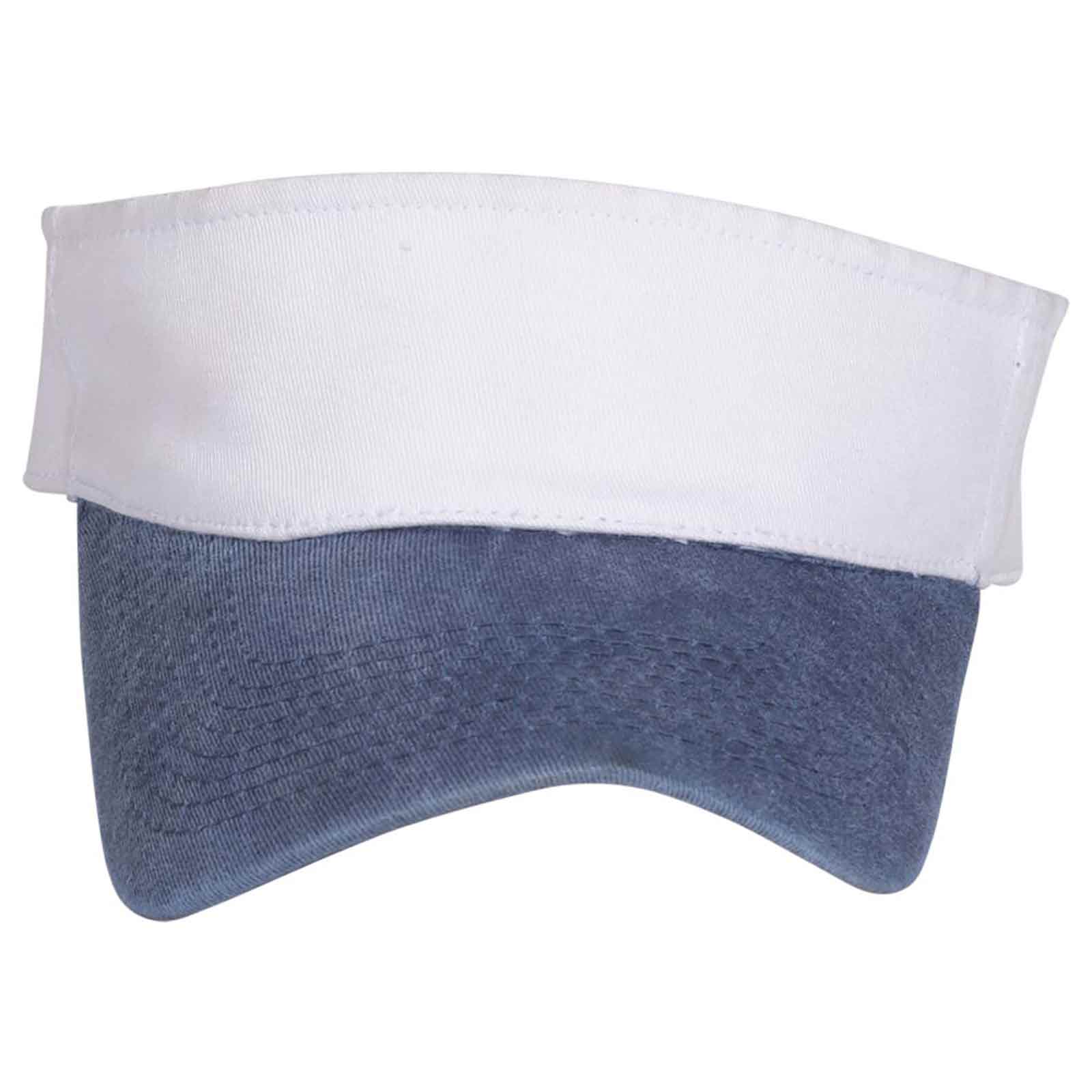 OTTO CAP "OTTO FLEX" Sun Visor OTTO 15-280 Otto Cap 0416 - Nvy/Wht OSFM - Adult