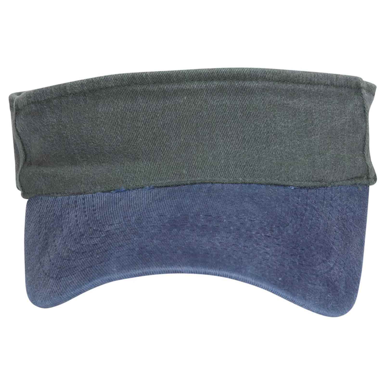 OTTO CAP "OTTO FLEX" Sun Visor OTTO 15-280 Otto Cap 0417 - Nvy/Dk.Grn OSFM - Adult