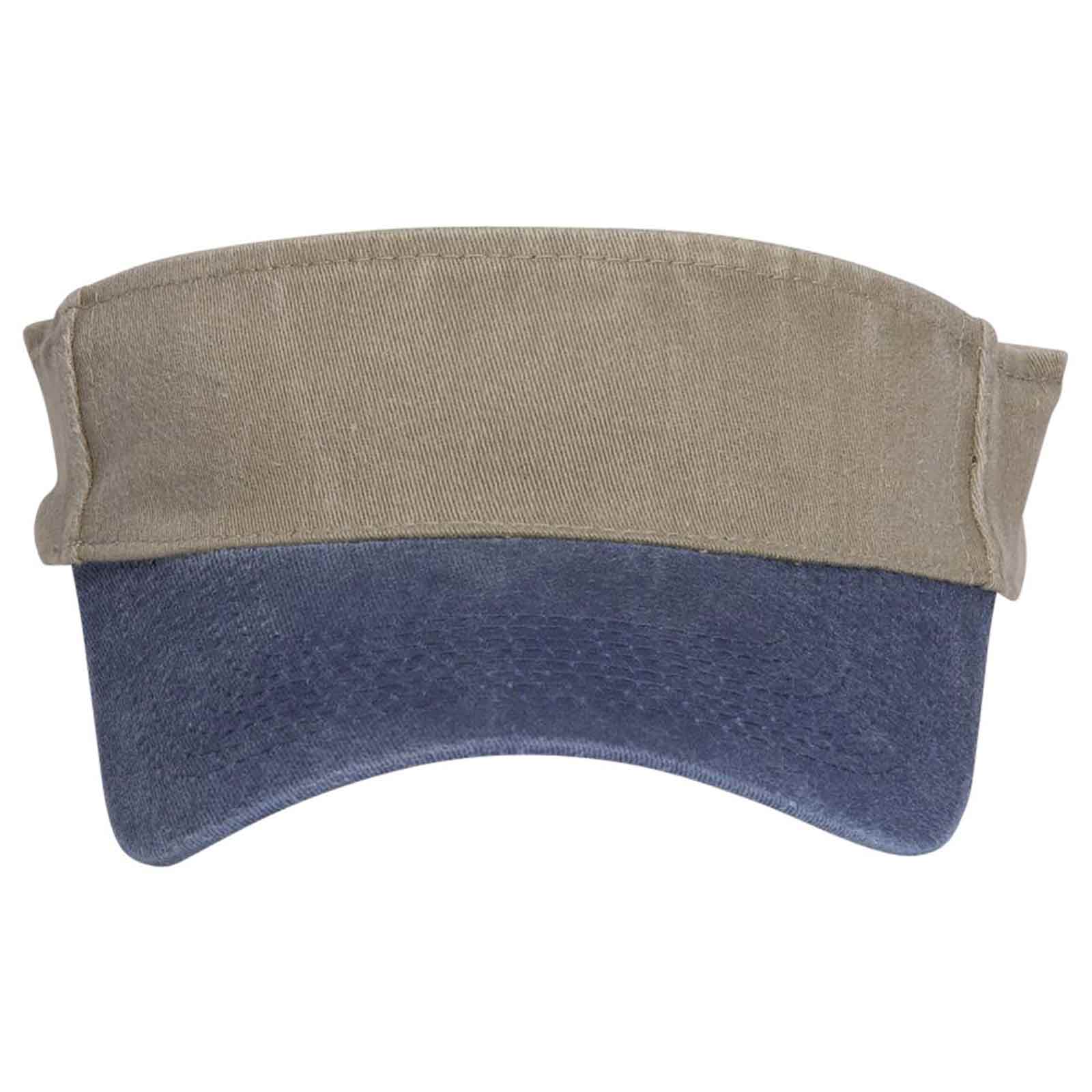 OTTO CAP "OTTO FLEX" Sun Visor OTTO 15-280 Otto Cap 0432 - Nvy/Kha OSFM - Adult