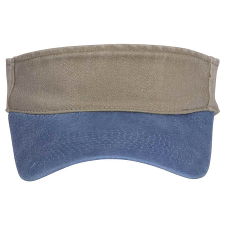 OTTO CAP "OTTO FLEX" Sun Visor OTTO 15-280 Otto Cap 3032 - Sk.Blu/Kha OSFM - Adult