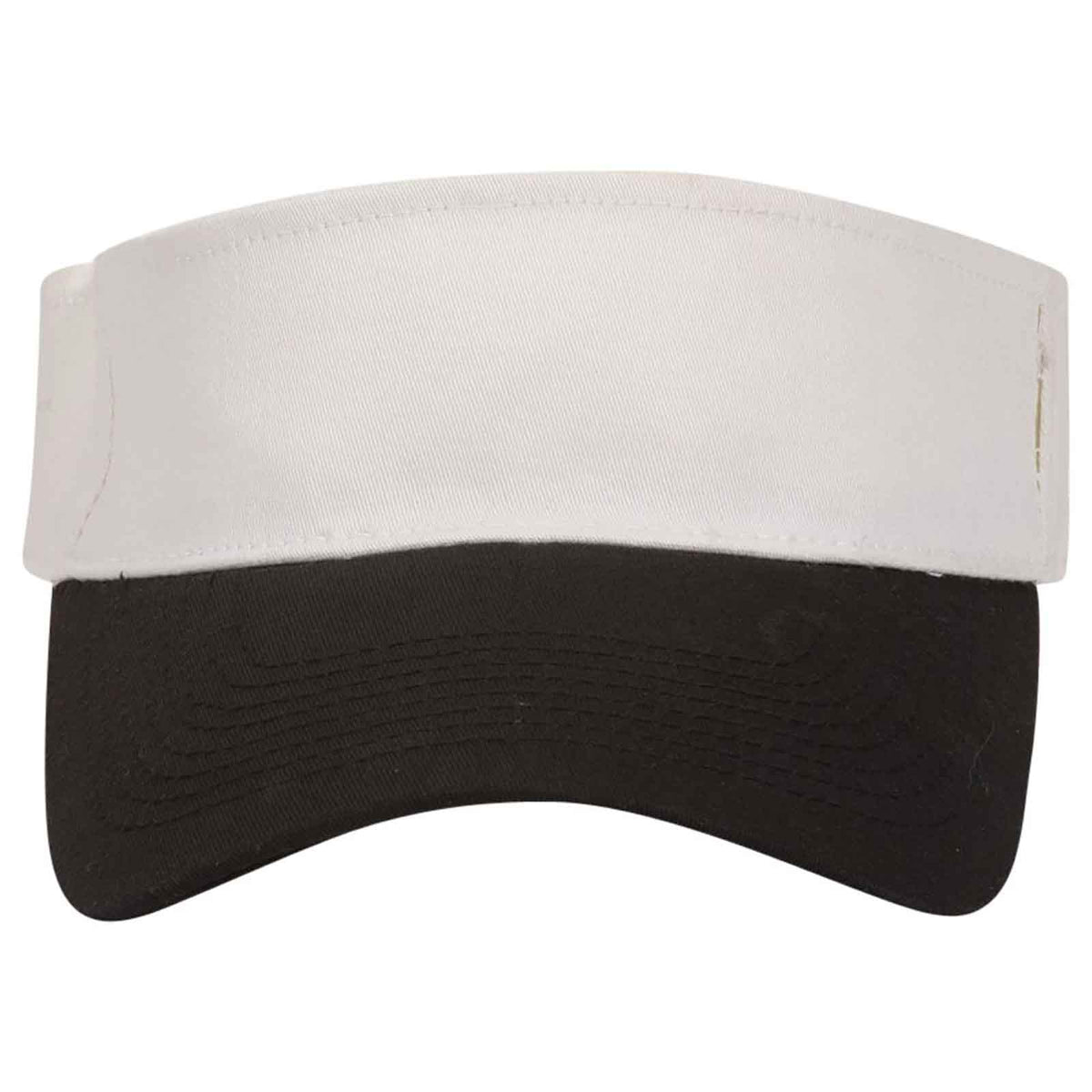 OTTO CAP "OTTO FLEX" Sun Visor OTTO 15-324 Otto Cap 0316 - Blk/Wht OSFM - Adult