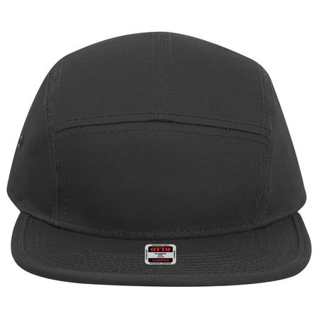 OTTO CAP 5 Panel Camper Hat OTTO 151-1098 Otto Cap 003 - Black OSFM - Adult