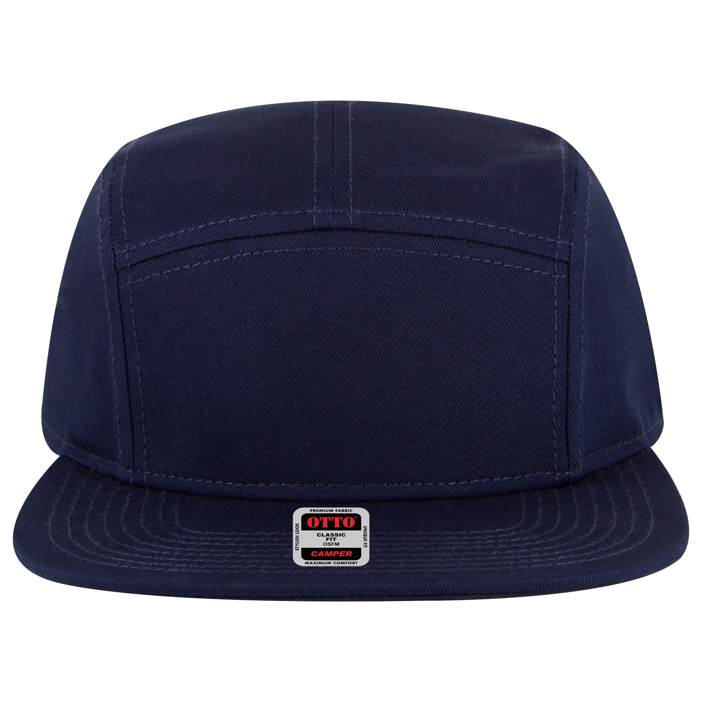 OTTO CAP 5 Panel Camper Hat OTTO 151-1330 Otto Cap 004 - Navy OSFM - Adult