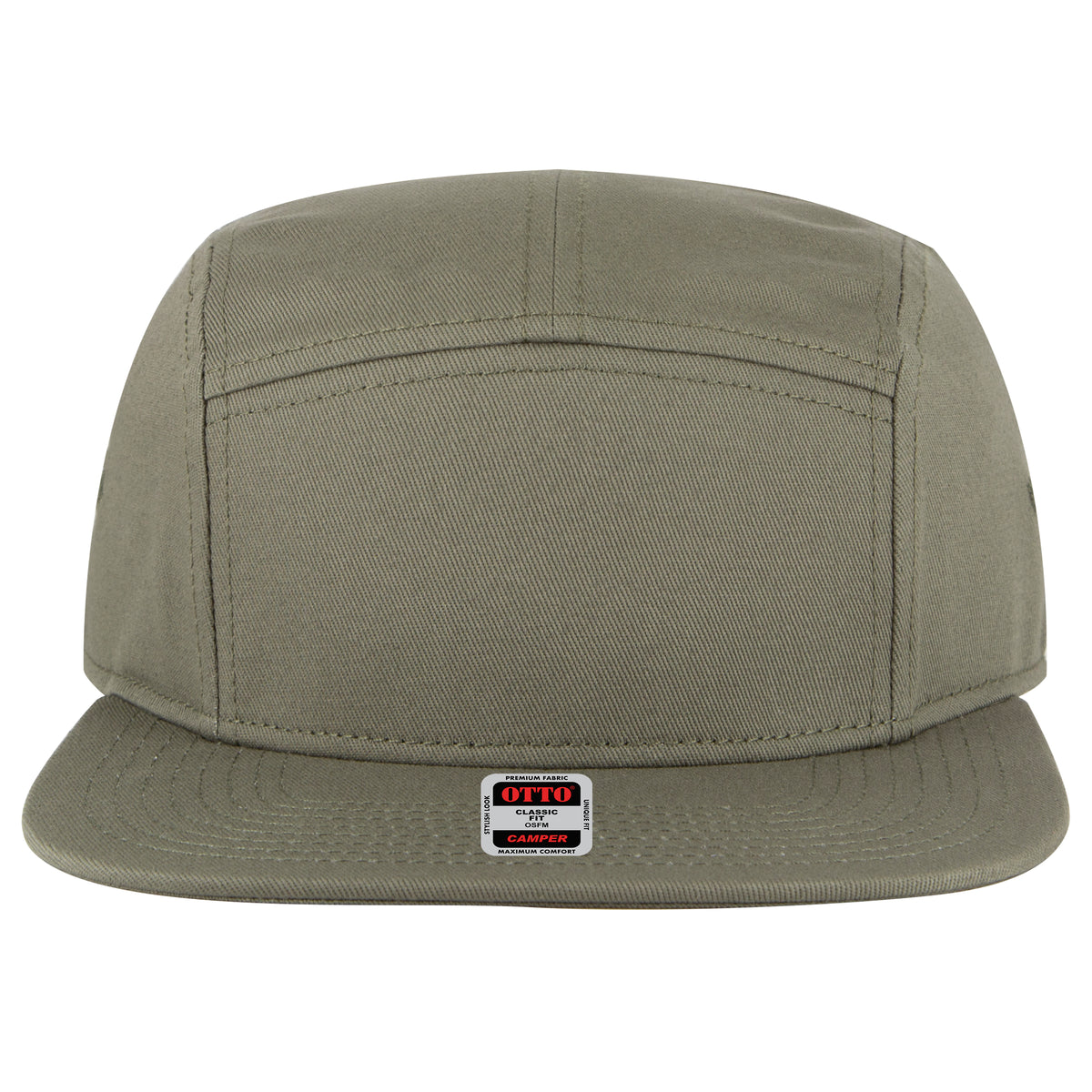 OTTO CAP 5 Panel Camper Hat OTTO 151-1330 Otto Cap 021 - Ol. Green OSFM - Adult