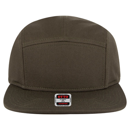 OTTO CAP 5 Panel Camper Hat OTTO 151-1330 Otto Cap 046 - Dk. Ol. Green OSFM - Adult