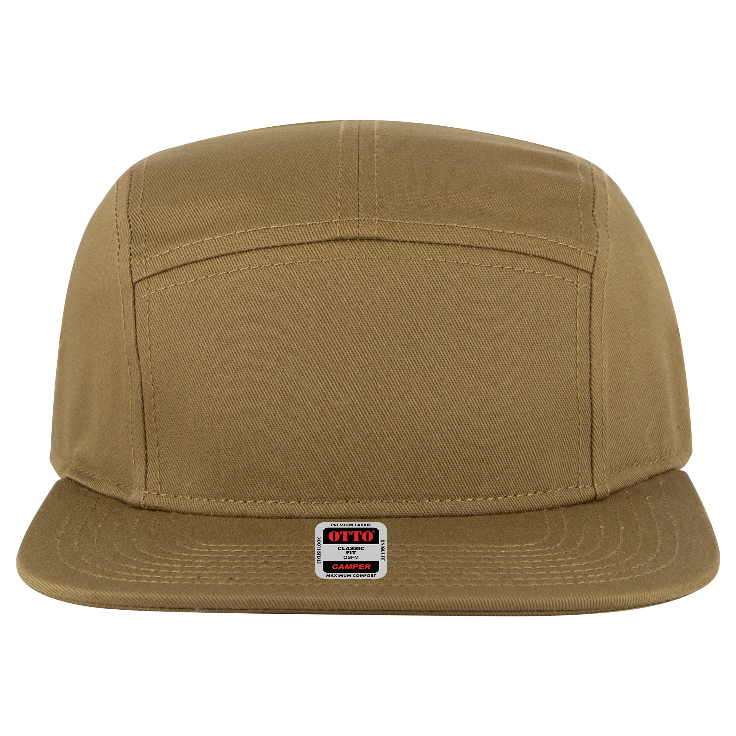 OTTO CAP 5 Panel Camper Hat OTTO 151-1330 Otto Cap 084 - Coyote Brown OSFM - Adult