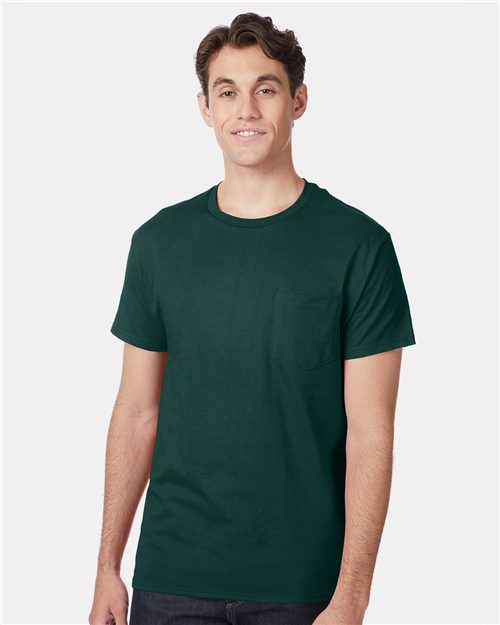 Hanes Authentic Pocket T-Shirt - Hanes 5590