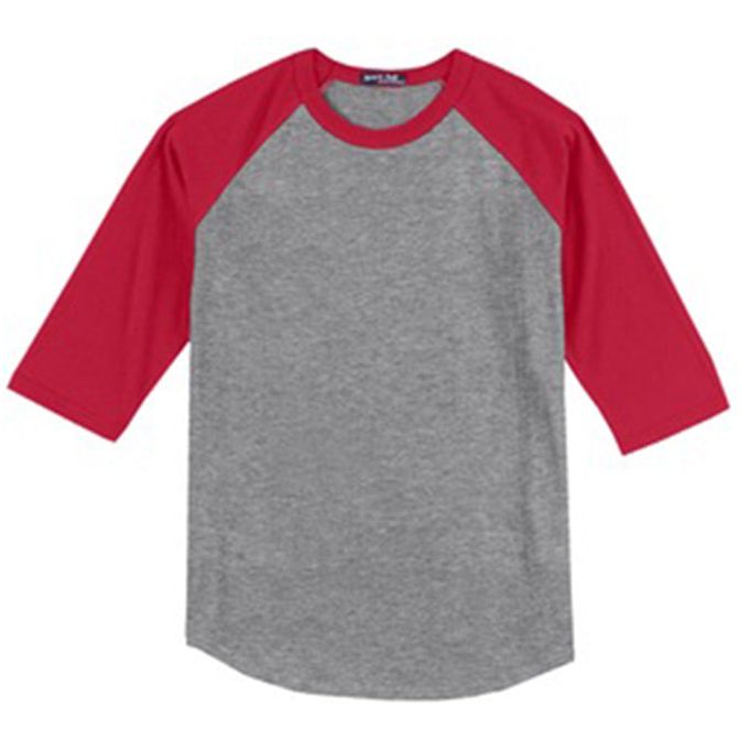 Youth 3/4 Sleeve Cotton Baseball Tee Shirts