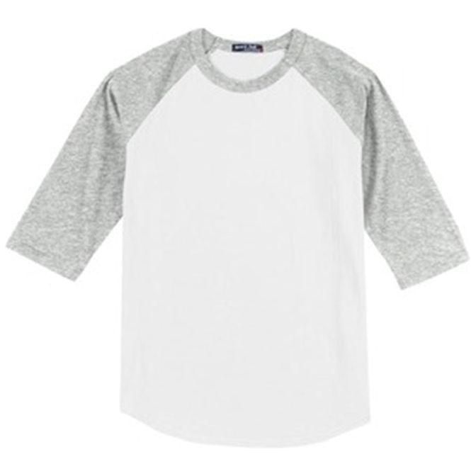 Youth 3/4 Sleeve Cotton Baseball Tee Shirts