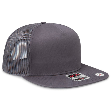 OTTO CAP® OTTO SNAP 5 Panel Pro Style Mesh Back Trucker Snapback Hat OTTO 154-1124