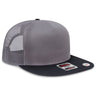 OTTO CAP® OTTO SNAP 5 Panel Pro Style Mesh Back Trucker Snapback Hat OTTO 154-1124