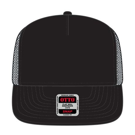 OTTO CAP "OTTO SNAP" 5 Panel Pro Style Mesh Back Trucker Snapback Hat OTTO 154-1174