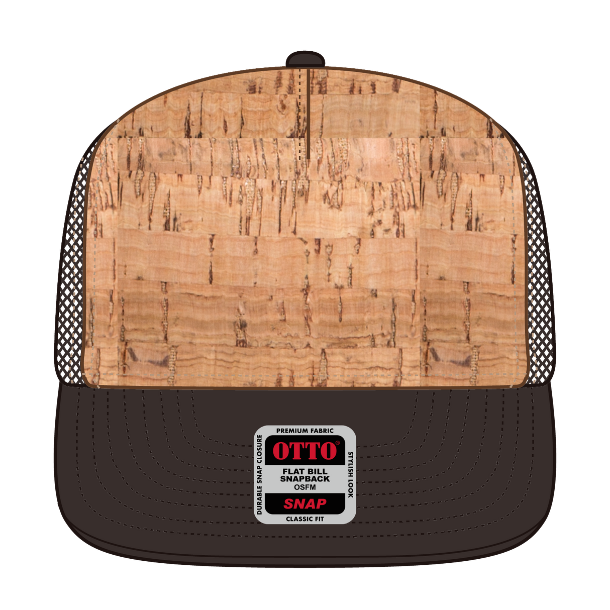 OTTO CAP "OTTO SNAP" 5 Panel Pro Style Mesh Back Trucker Snapback Hat OTTO 154-1174