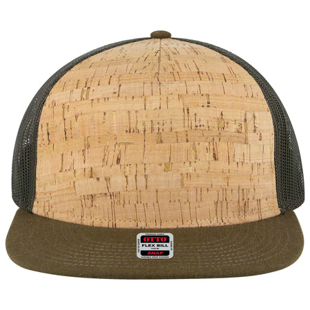 OTTO CAP "OTTO SNAP" 5 Panel Pro Style Mesh Back Trucker Snapback Hat OTTO 154-1174 Otto Cap