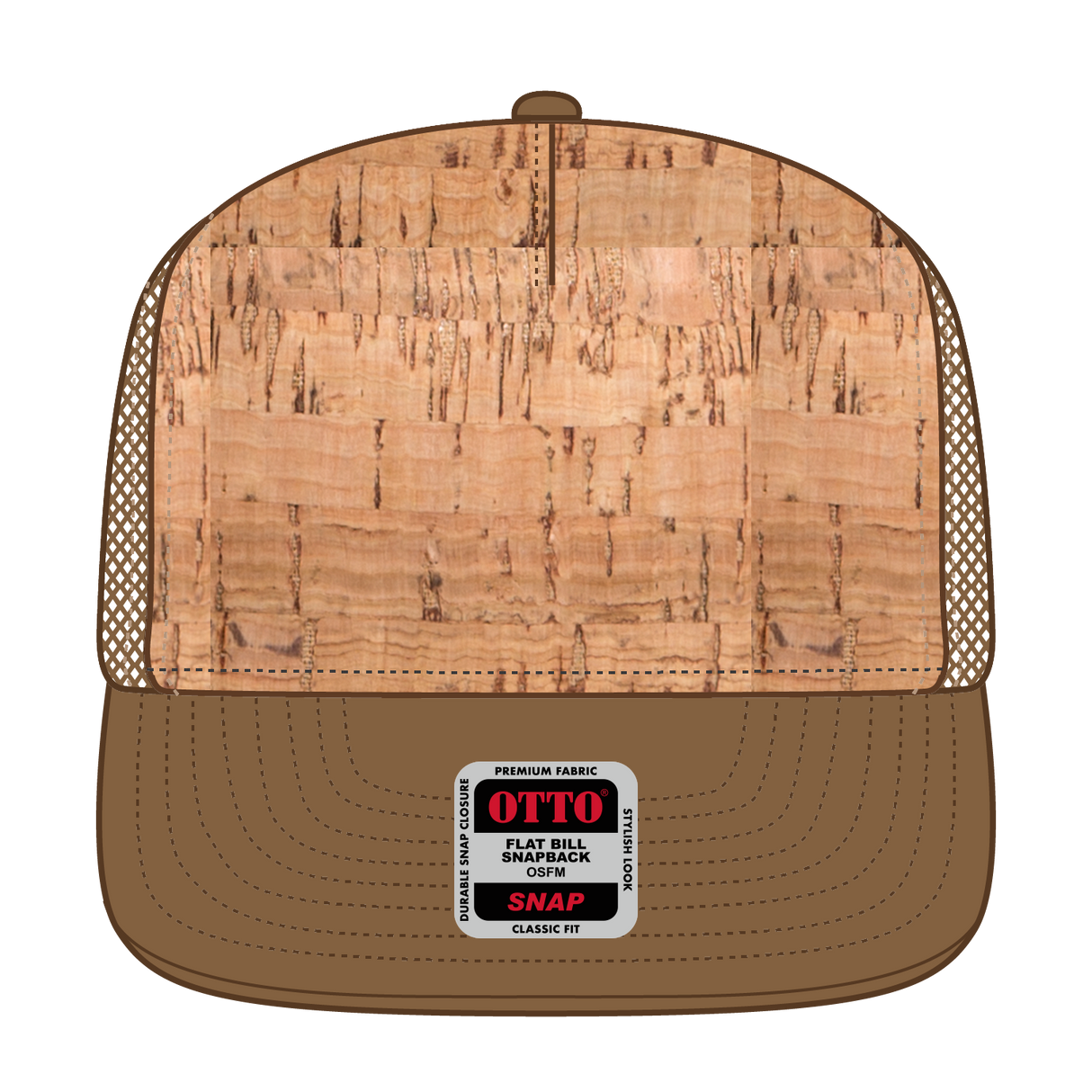 OTTO CAP "OTTO SNAP" 5 Panel Pro Style Mesh Back Trucker Snapback Hat OTTO 154-1174
