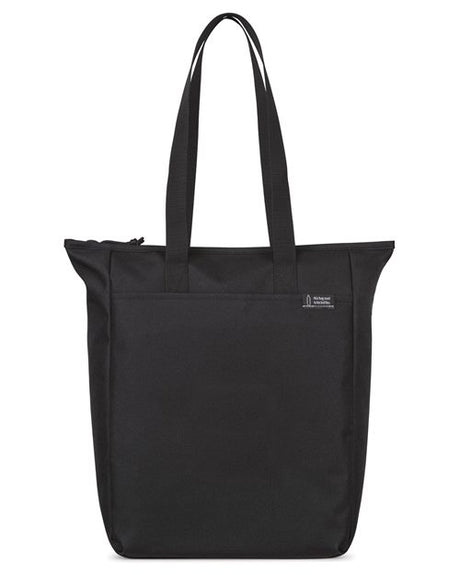Gemline Renew rPET Zippered Tote - Gemline 100804 Gemline Black One Size