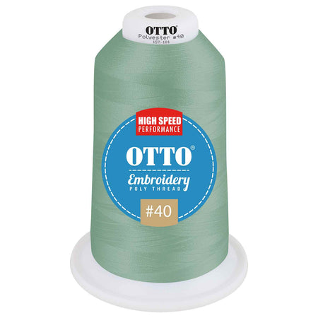 OTTO Embroidery Poly Thread #40 5,500 yd. King Cone OTTO 157-101 Otto Cap