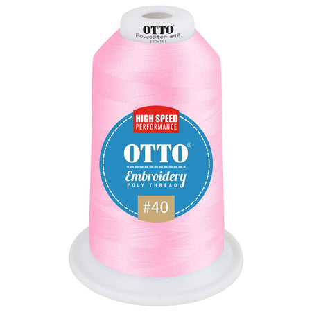 OTTO Embroidery Poly Thread #40 5,500 yd. King Cone OTTO 157-101 Otto Cap