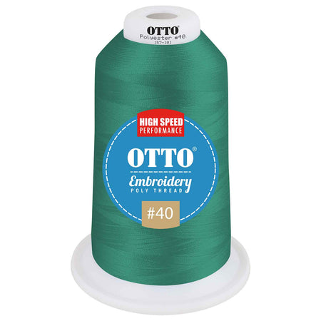 OTTO Embroidery Poly Thread #40 5,500 yd. King Cone OTTO 157-101 Otto Cap