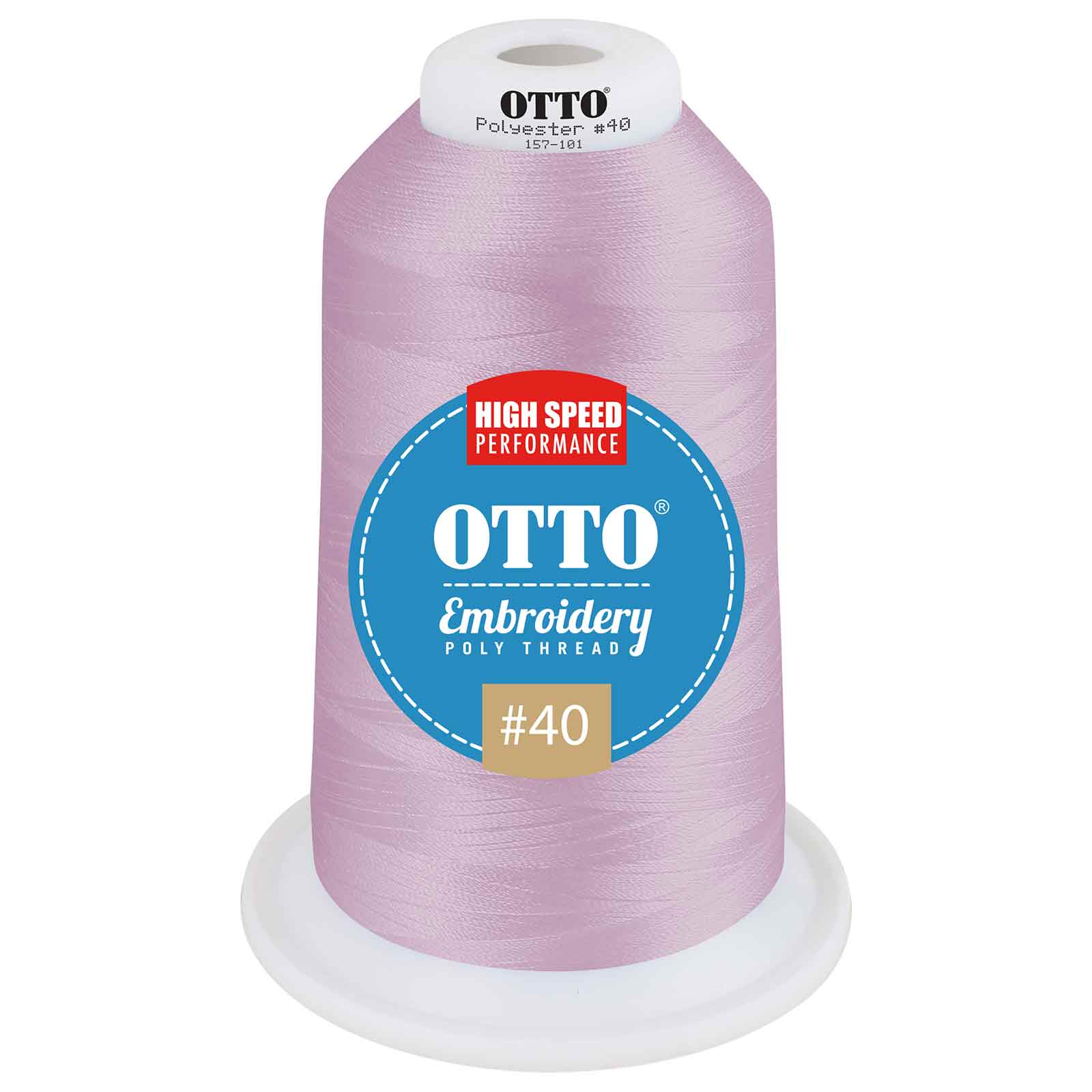 OTTO Embroidery Poly Thread #40 5,500 yd. King Cone OTTO 157-101 Otto Cap