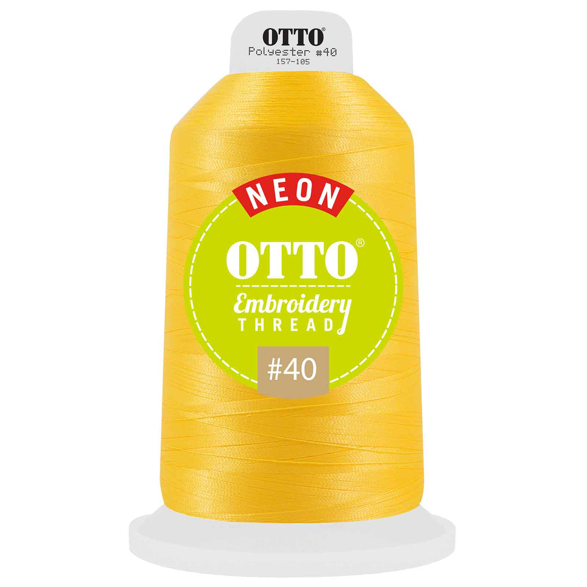 OTTO Embroidery Neon Thread #40 5,500 yd. King Cone OTTO 157-105 Otto Cap 3810 - Thread 3810 OSFM