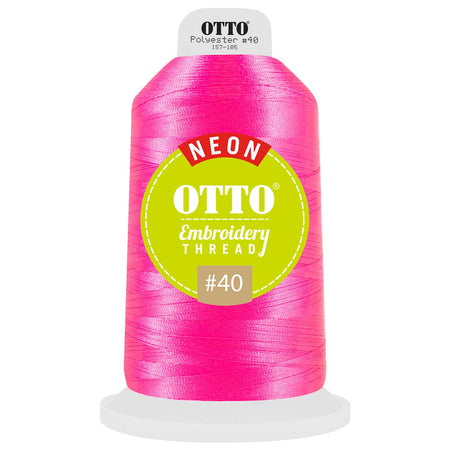 OTTO Embroidery Neon Thread #40 5,500 yd. King Cone OTTO 157-105 Otto Cap 3812 - Thread 3812 OSFM