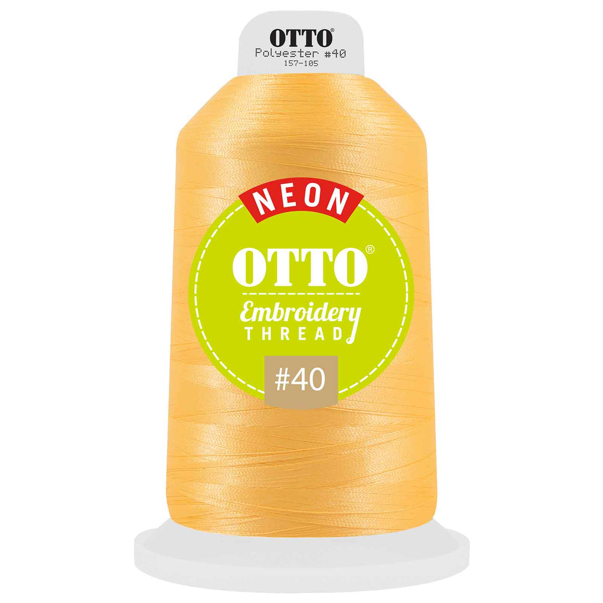 OTTO Embroidery Neon Thread #40 5,500 yd. King Cone OTTO 157-105 Otto Cap 3904 - Thread 3904 OSFM